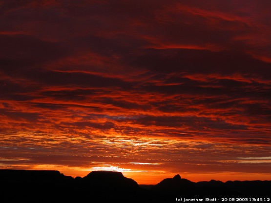 Sunrise at the Grand Canyon