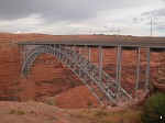 Highway 89 bridge across the Colorado by the Glen Canyon Dam in Arizona