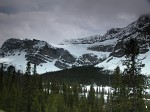 Crowfoot Glacier from the Icefields Parkway
