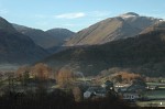 Rosthwaite in Borrowdale on a frosty morning