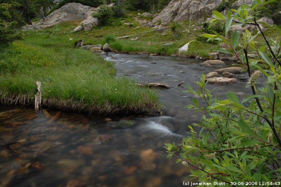Stream near Emerald Lake, Rocky Mountain National Park