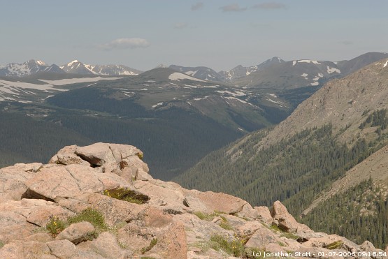 Views over Forest Canyon, Rocky Mountain National Park