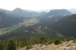 View from Rainbow Curve on the Trail Ridge Road, Rocky Mountain National Park