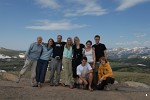Group photo at Gore Range, Rocky Mountain National Park