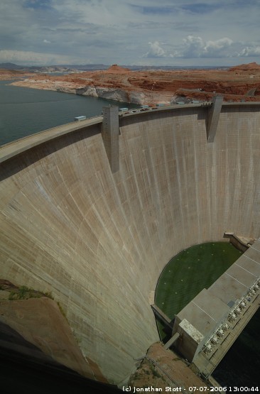 Glen Canyon Dam on the Colorado River
